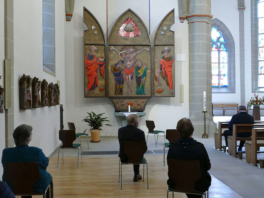 Pfingsten in der renovierten Stadtpfarrkirche St. Crescentius (Foto: Karl-Franz Thiede)